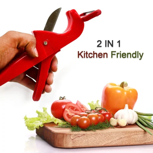 2 in 1 Kitchen Knife with Peeler