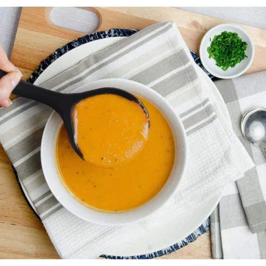 Nylon Heat-Resistant Nonstick Spoon Set with Serving Spoon