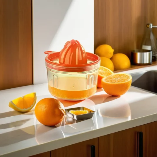 Round Shape Hand Manual Juicer for Home and Kitchen