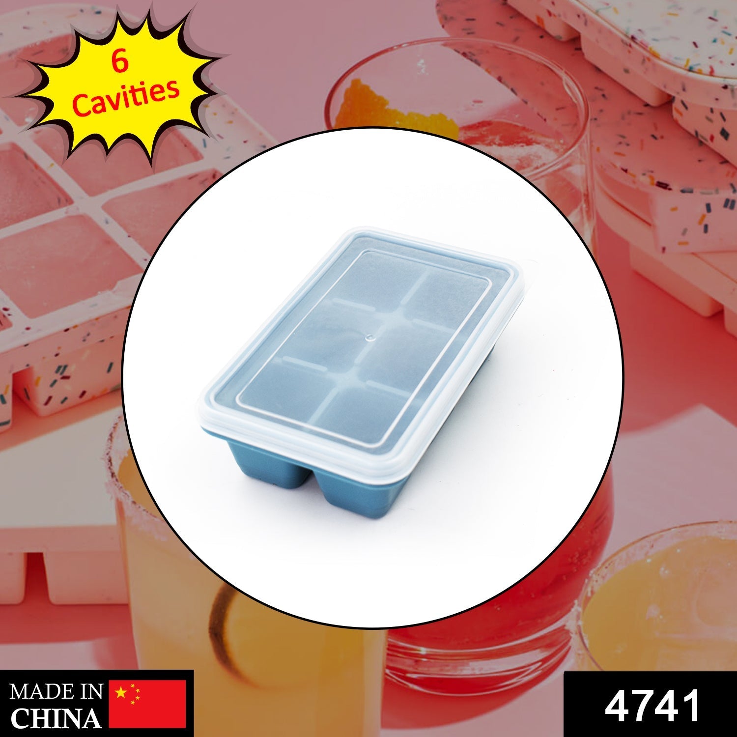 6 Grid Silicone Ice Tray used in all kinds of places like household kitchen…