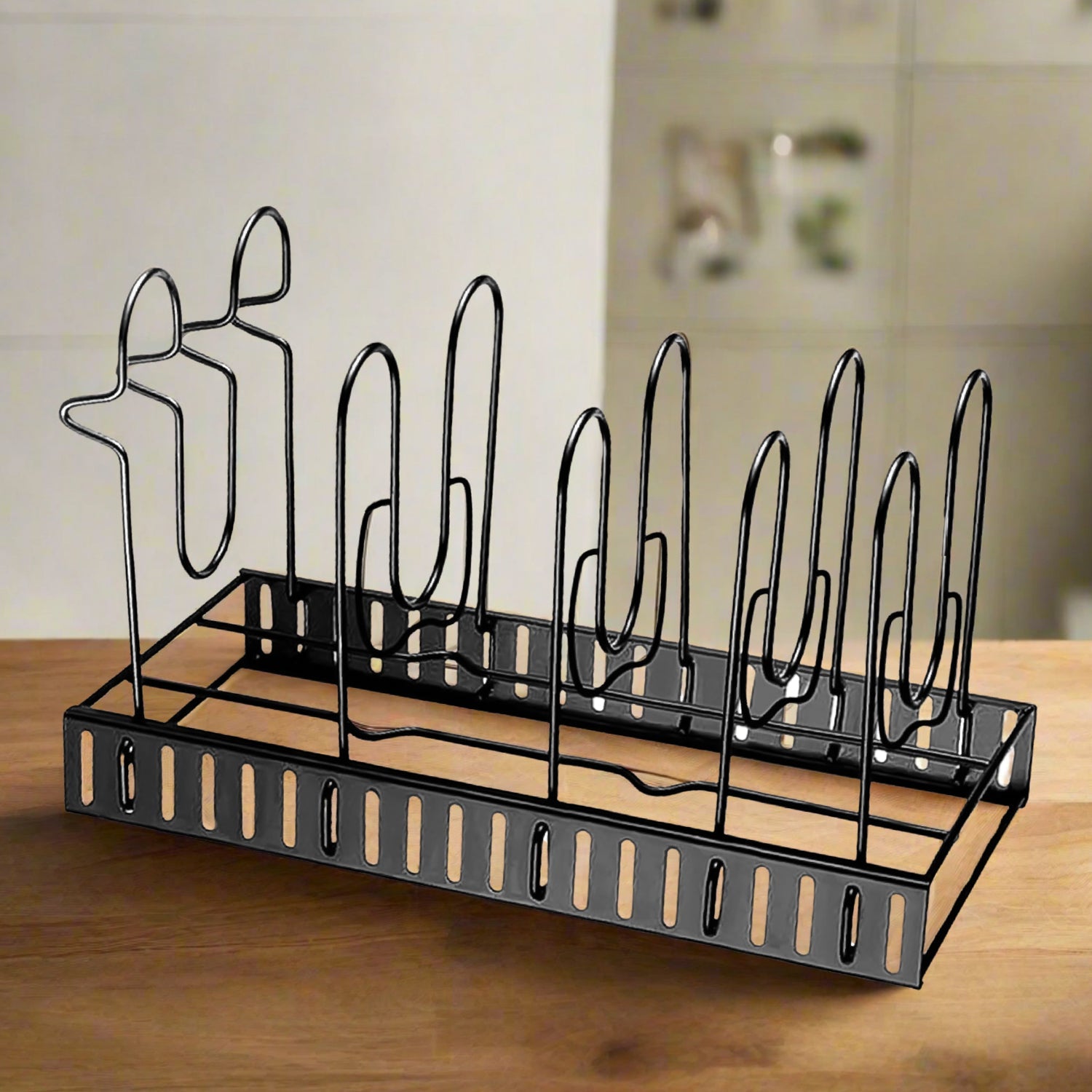 Multipurpose Pan & Pot Organizer Rack (1 Pc)…