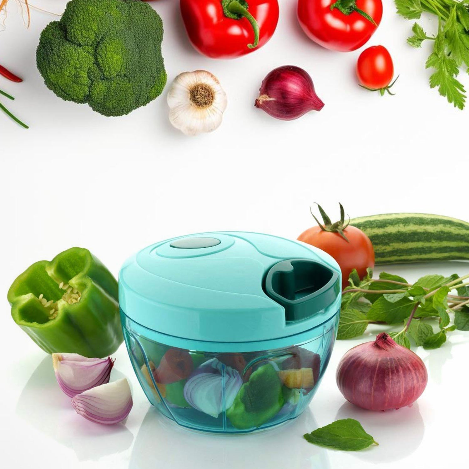 Effortless Chopping: Manual Food Chopper (Compact & Powerful)…