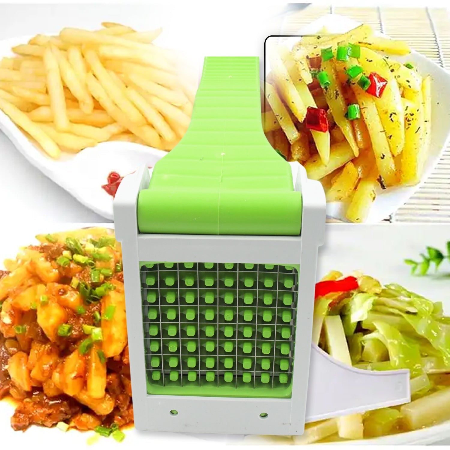 French Fries Chips Maker Machine | Snacks Cutter / Chipser | Vegetable Slic…