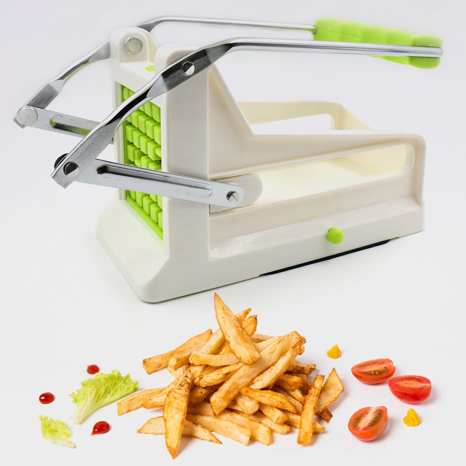 French Fry Cutter, Great with Vegetables, Potato Fries Cutter Professional …