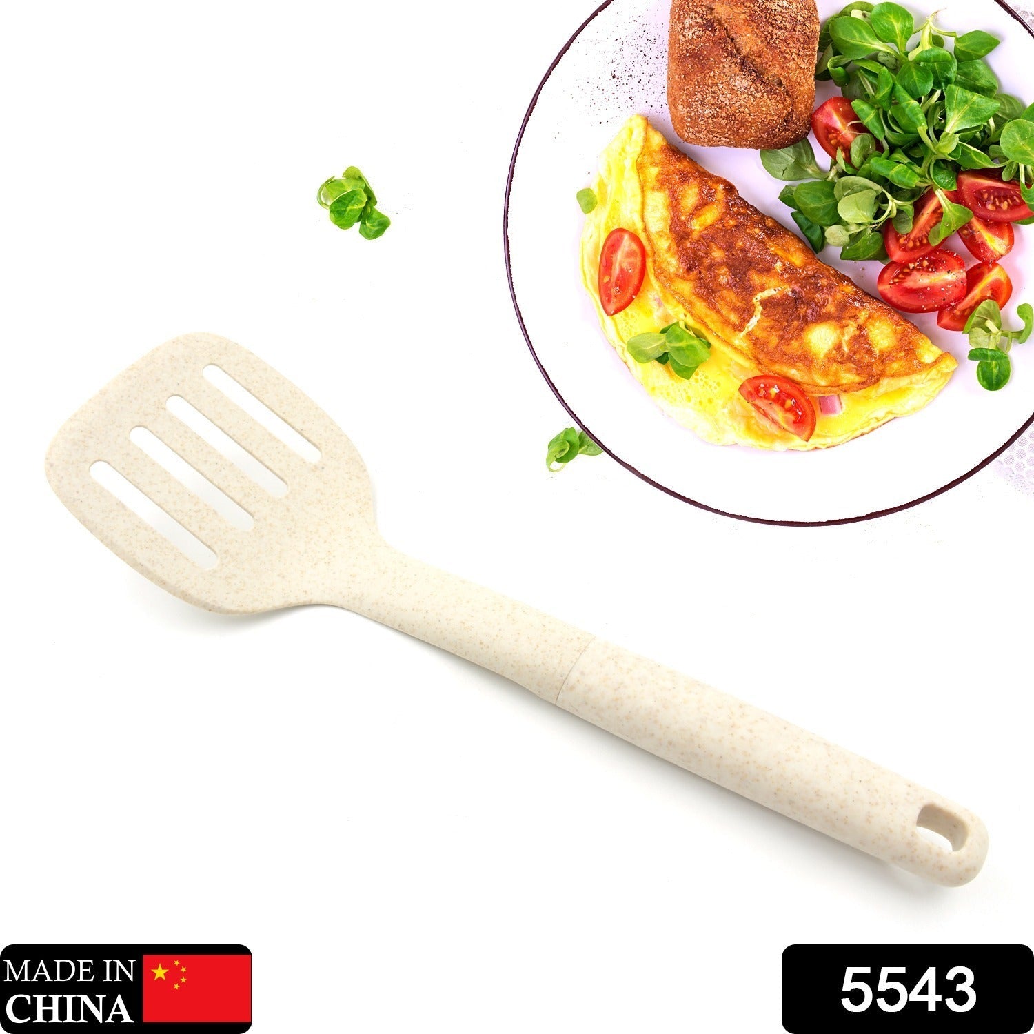 Plastic Kitchen Accessories Skimmer, Spatula Spoon & Soup Spoon Heat R…