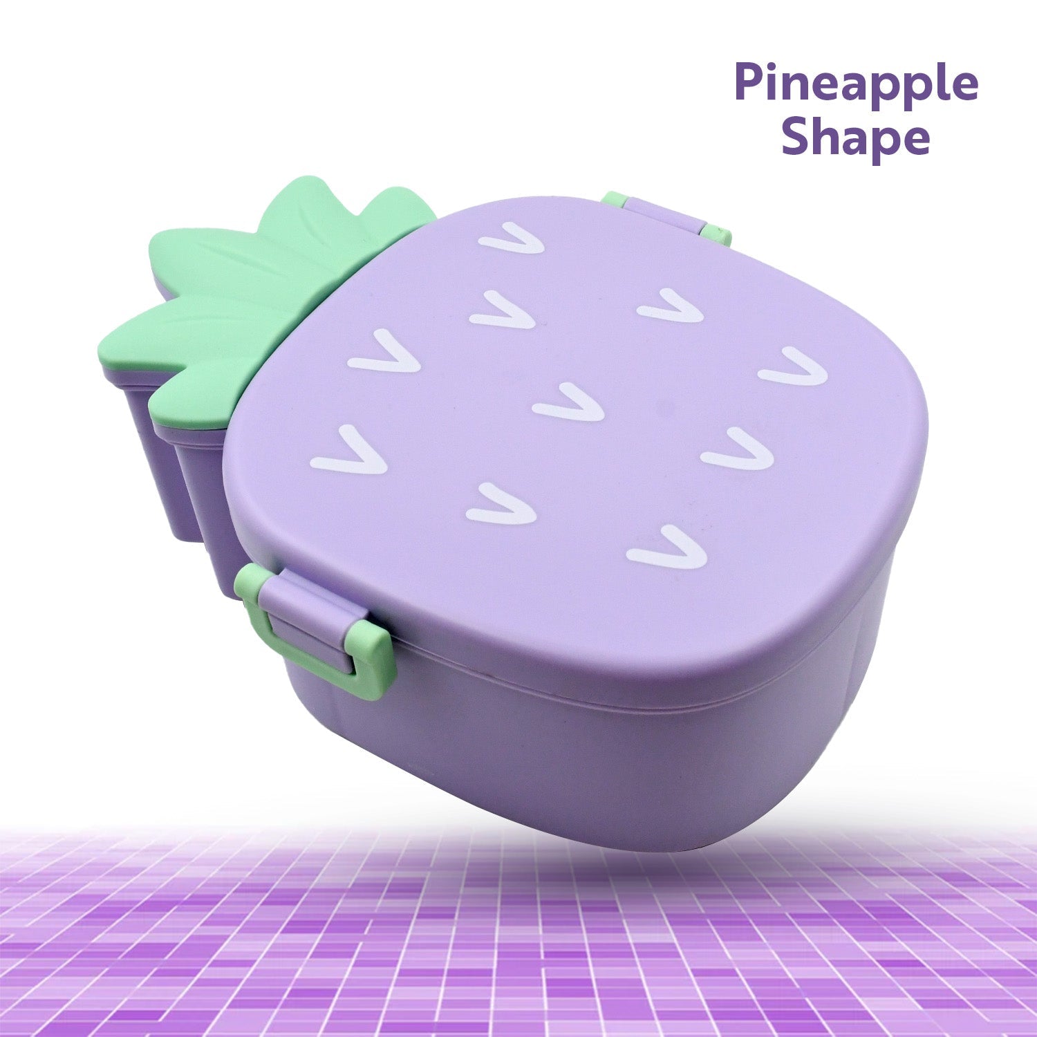 Pineapple Shaped Lunch Box with Compartments Lunch Food Container with Box …